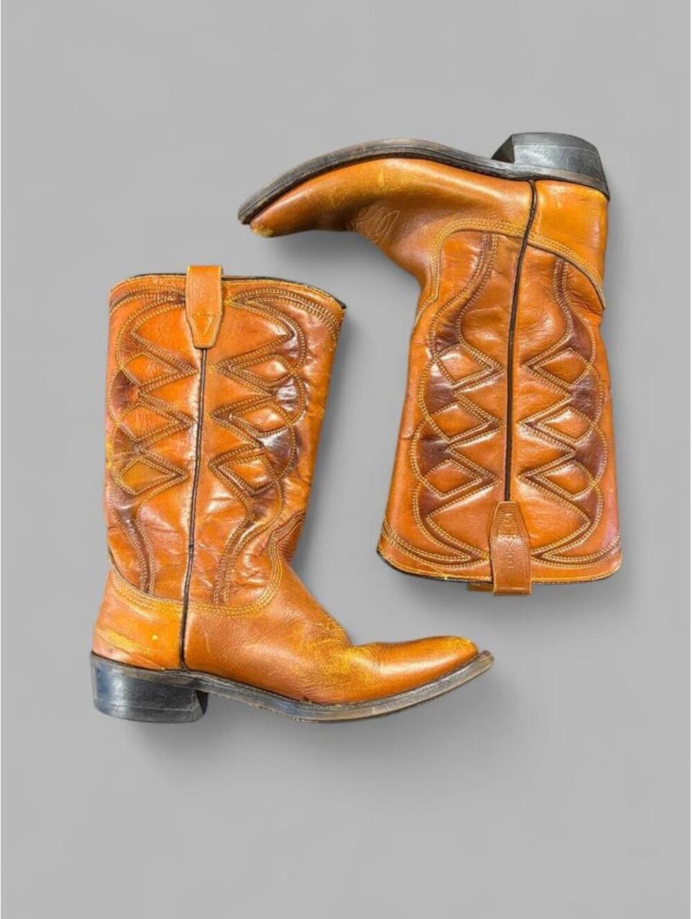 Vintage Texas Cowboy Boots